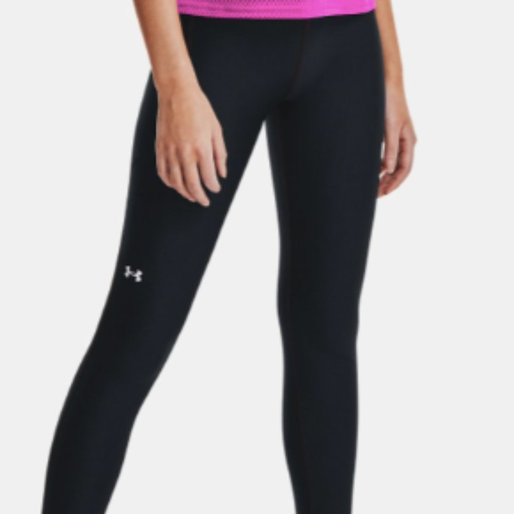 Under Armour Coldgear Compression Leggings, Women's Medium, Black